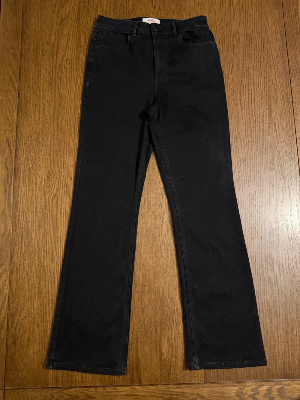 Wrangler Women’s Black Mid-Rise Essential Bootcut Jeans Size 8/29